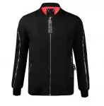 philipp plein veste femmes hommes bomber shoulder zipper